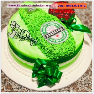 Bánh Sinh Nhật Hình Lon Bia Chai Rượu - LK29